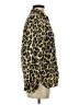 Zara Animal Print Gold Long Sleeve Blouse Size S - photo 4
