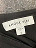Amour Vert Black Short Sleeve Blouse Size S - photo 7