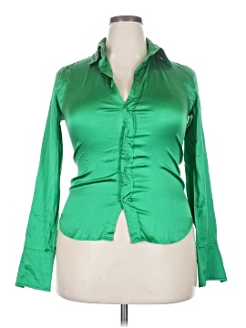 Ralph Lauren Black Label Long Sleeve Silk Top (view 1)