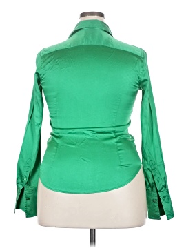 Ralph Lauren Black Label Long Sleeve Silk Top (view 2)