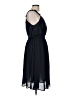 Symphony 100% Rayon Solid Black Blue Casual Dress Size M - photo 4