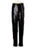 Unbranded Metallic Black Casual Pants Size XS (estimated) - photo 1