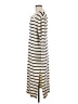 Unbranded Stripes Ivory Casual Dress Size M - photo 5