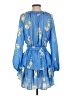 LoveShackFancy 100% Polyester Blue Cocktail Dress Size S - photo 2