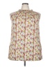 Sugarlips 100% Rayon Ivory Sleeveless Blouse Size XXL (estimated) - photo 1