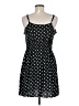 Elle 100% Rayon Polka Dots Black Casual Dress Size M - photo 2