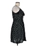 Elle 100% Rayon Polka Dots Black Casual Dress Size M - photo 4