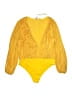 Dannijo 100% Polyester Yellow Bodysuit Size XL - photo 1