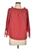 MICHAEL Michael Kors Red 3/4 Sleeve Blouse Size L - photo 1