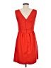 C. Luce Solid Orange Casual Dress Size M - photo 2