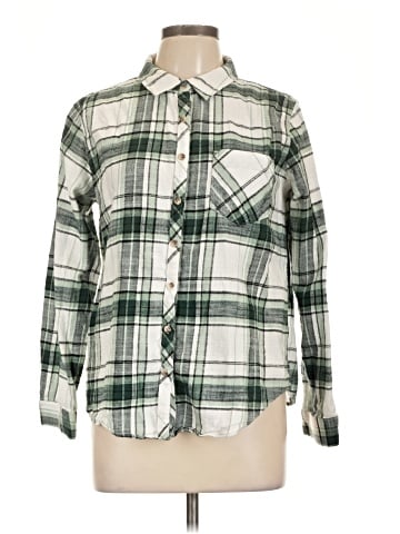 Maurices Long Sleeve Button-Down Shirt (view 1)