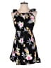 AWARE 100% Rayon Tropical Black Romper Size 10 - photo 1