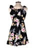 AWARE 100% Rayon Tropical Black Romper Size 10 - photo 2