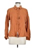 Umgee Brown Long Sleeve Blouse Size M - photo 1