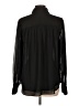 H&M 100% Polyester Black Long Sleeve Blouse Size 10 - photo 2
