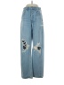 AGOLDE 100% Cotton Hearts Blue Jeans Size 23 waist (estimated) - photo 1