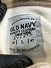 Old Navy 100% Polyester Ivory Zip Up Hoodie Size L - photo 6
