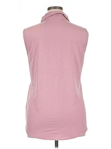 Notations Sleeveless Button-Down Shirt (view 2)