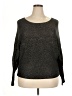 Bisou Bisou Metallic Brown Black Pullover Sweater Size XL - photo 1