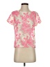 Meadow Rue 100% Polyester Pink Short Sleeve Blouse Size XS - photo 1