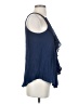 Iz Byer Blue Sleeveless Blouse Size S - photo 4