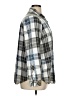Torrid 100% Cotton Plaid Gray Long Sleeve Button-Down Shirt Size 1X Plus (1) - photo 4