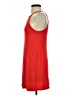 Forever Solid Red Casual Dress Size S - photo 5