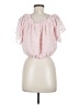 She + Sky Pink Short Sleeve Blouse Size M - photo 2