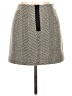 Tela Chevron-herringbone Gray Wool Skirt Size EU 42 / US 12 - photo 2