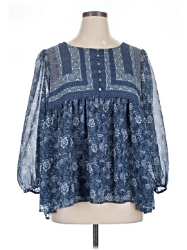 Lucky Brand 3/4 Sleeve Blouse
