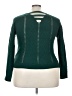 Love Change 100% Acrylic Chevron-herringbone Green Pullover Sweater Size 2X - photo 2