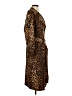 Walter Baker Animal Print Brown Coat Size S - photo 4