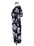Connected Apparel Floral Graphic Black Casual Dress Size 4 - photo 5