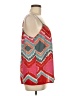 Aqua 100% Polyester Red Sleeveless Blouse Size M - photo 4