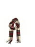 V.Fraas 100% Acrylic Plaid Burgundy Red Scarf One size - photo 1