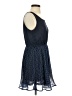 XXI 100% Polyester Polka Dots Blue Casual Dress Size S - photo 4