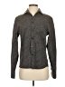 Simply Fit Tweed Gray Long Sleeve Blouse Size S - photo 1