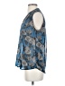 CAbi 100% Polyester Blue Sleeveless Blouse Size XS - photo 5
