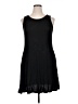 Weaczzy Solid Black Casual Dress Size XL - photo 1