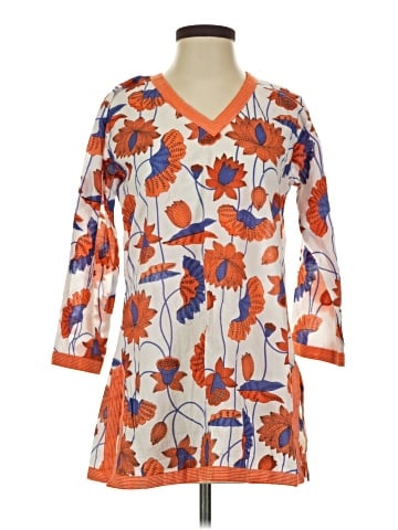 Gretchen Scott Designs 3/4 Sleeve Blouse (view 1)