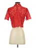 Express Red Short Sleeve Top Size S - photo 2