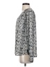 Express 100% Polyester Gray Long Sleeve Blouse Size S - photo 5