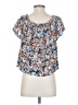 Current/Elliott 100% Rayon Blue Short Sleeve Blouse Size XS (0) - photo 2