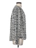 Express 100% Polyester Gray Long Sleeve Blouse Size S - photo 4
