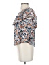 Current/Elliott 100% Rayon Blue Short Sleeve Blouse Size XS (0) - photo 5