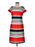 Julia Jordan Stripes Red Casual Dress Size 6 - photo 1