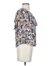 Current/Elliott 100% Rayon Blue Short Sleeve Blouse Size XS (0) - photo 4
