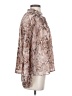 Karlie Animal Print Brown 3/4 Sleeve Blouse Size S - photo 4