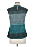 Worthington 100% Polyester Teal Sleeveless Blouse Size M - photo 2
