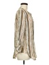 Zac & Rachel Stripes Ivory Long Sleeve Blouse Size M - photo 4